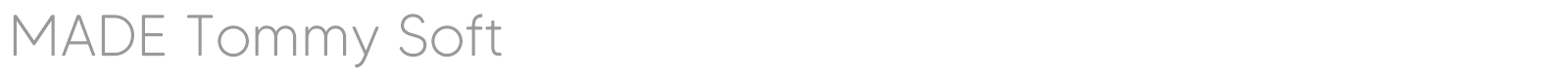 MADE Tommy Soft font preview